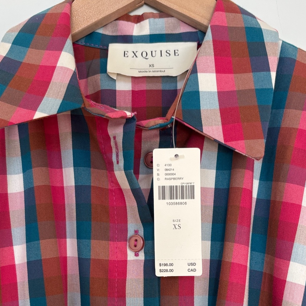 Anthropologie Exquise Tobie shirt dress XS NWT - Picture 4 of 7